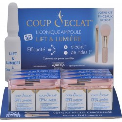 COUP ECLAT Soin Visage + Roller Anti-Rides Raffermissement Eclat COUP D ECLAT le kit