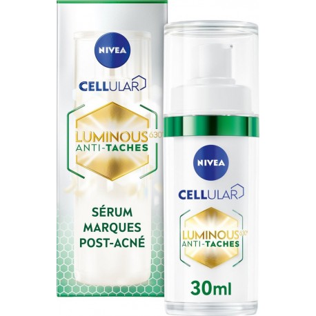 NIVEA Sérum Visage Anti-Tâches Anti-Spot Luminous 630° Cellular 30ml