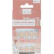 GLAMOUR Faux Ongles Carrés Courts French Manucure BEAUTE 24 pièce