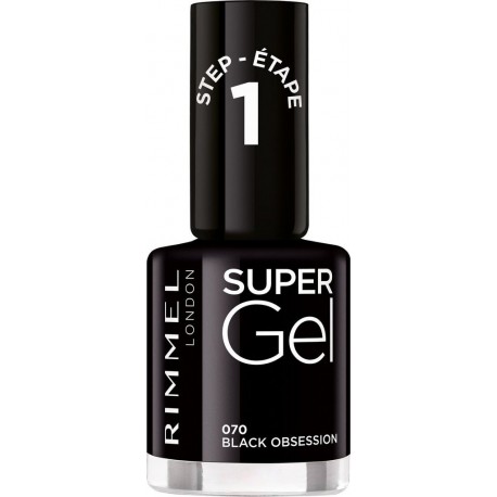 RIMMEL Vernis à ongles super gel intense black le vernis à ongles de 12ml