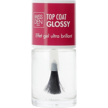 MISS DEN Vernis à Ongles Glossy Naturel Transparent le vernis à ongles