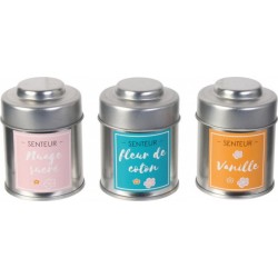 NC Coffret 3 Bougies Parfumées sweet 60g Multicolore