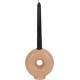 NC Bougeoir Rond Déco trenton 10cm Terracotta