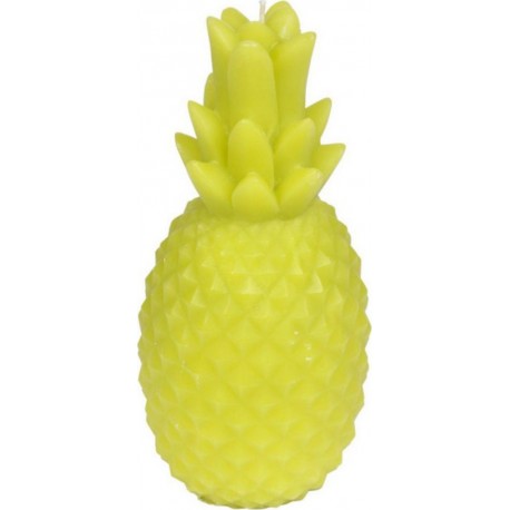 NC Bougie Déco ananas Tropical 20cm Vert