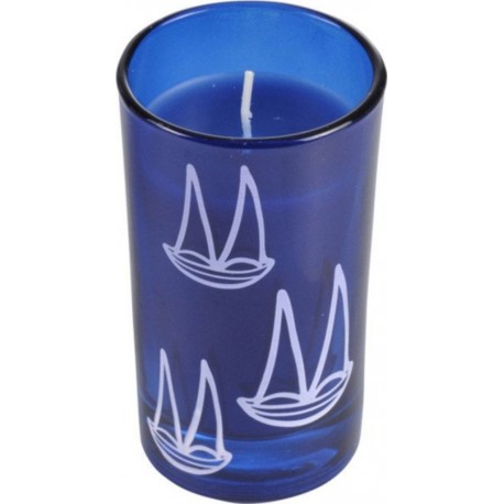 Bougie Parfumée blue Wave 10cm Bleu Foncé