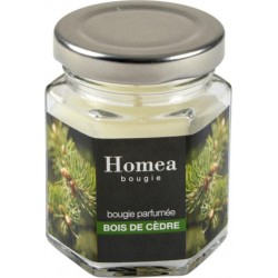 NC Bougie Verrine Parfumée essentiel 7cm Bois De Cèdre