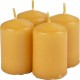 NC Lot De 4 Bougies Pilier essentiel Ii 6cm Orange Epicée