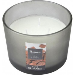 NC Bougie Verrine Parfumée essentiel Ii 11cm Bois De Santal