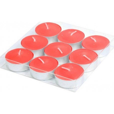 NC Lot De 9 Bougies Parfumées Chauffe-plat gaïa 3cm Fraise