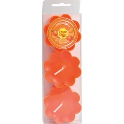 chupa Chups Lot De 3 Bougies Chauffe-plat chupa Chups 3cm Orange