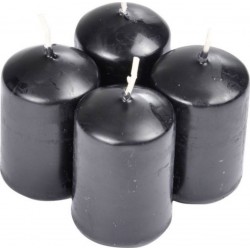 NC Lot De 4 Bougies Parfumées essentiel 6cm Bois De Cèdre