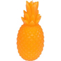 NC Bougie Déco ananas Tropical 20cm Orange