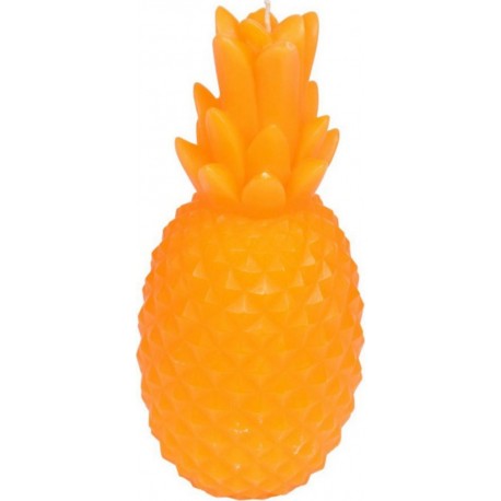 NC Bougie Déco ananas Tropical 20cm Orange