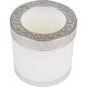 Bougie Verrine Parfumée élégant 10cm Blanc