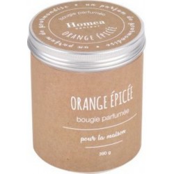 NC Bougie Parfumée pot Kraft 10cm Orange Épicée