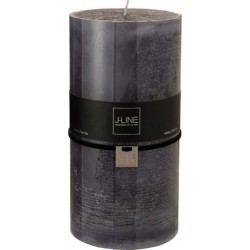 NC Bougie Cylindrique Déco junina 20cm Gris Granite