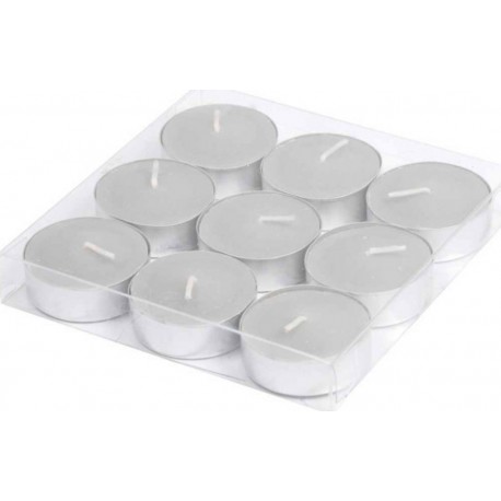 NC Lot De 9 Bougies Parfumées Chauffe-plat gaïa 3cm Musc