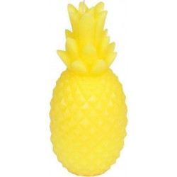 NC Bougie Déco ananas Tropical 20cm Jaune