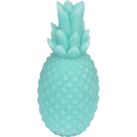 NC Bougie Déco ananas Tropical 20cm Bleu