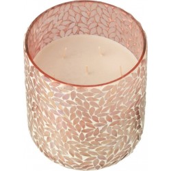 NC Bougie Parfumée Mosaïque cyra 20cm Tender Rose