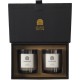 NC Coffret 2 Bougies Parfumées lounge 8cm Bois De Santal