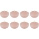 NC Lot De 8 Bougies Chauffe-plat flottante 6cm Rose