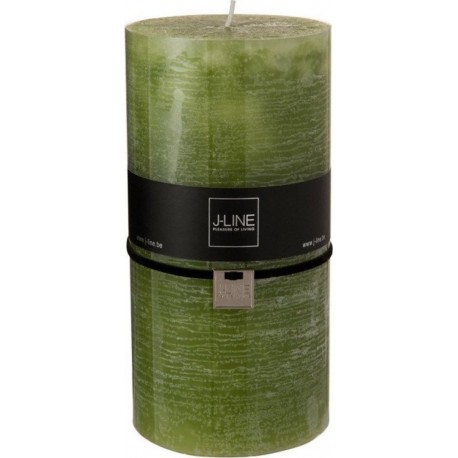 NC Bougie Cylindrique Déco junina 20cm Vert Herbe