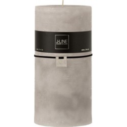 Clair Bougie Cylindrique Déco junina 20cm Gris Clair