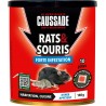 CAUSSADE Raticide Rats & Souris Pat'appât Forte Infestation 150g