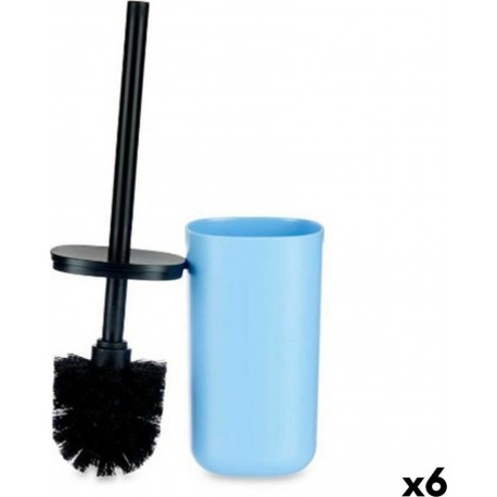 NC Brosse De Salle De Wc Bleu Polystyrène 9,6 X 35 X 9,6 Cm (6 Unités)