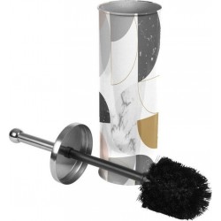 NC Brosse Wc Métal Géomarbre Rose