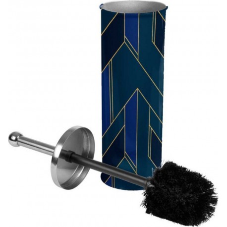 NC Brosse Wc Imprimée achille 37cm Vert & Bleu