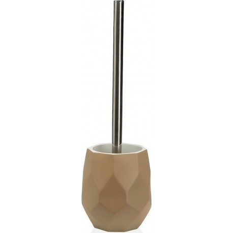 NC Brosse De Salle De Wc Versa Amanda Beige Résine (11,2 X 37 X 11,2 Cm)