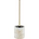 Brosse Wc Design Marbre Odos Blanc