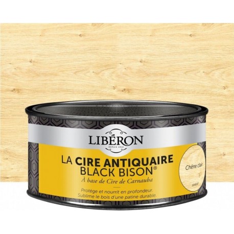 Clair Cire En Pâte Meuble Et Objets Antiquaire Black Bison® Liberon, Chêne 0.5L