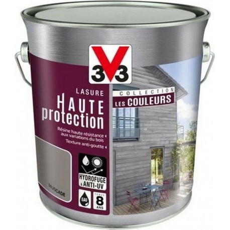 NC Lasure Haute Protection Les Couleurs 8 Ans Muscade Satiné 2.5L