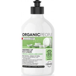 NC Organic People Lave-vaisselle Liquide Écologique Citron Vert Et Menthe 500ml