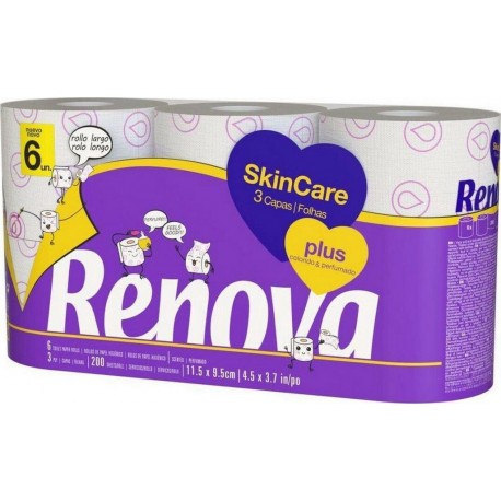 Renova Papier Toilette Skin Care (6 Uds)