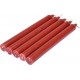 Lot De 5 Bougies Chandelier 20 Cm Tendance Uni Rouge