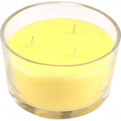 NC Bougie Verrine Parfumée 3 Mèches Citronnelle