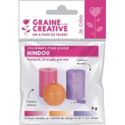 NC 3 Colorants Solides Pour Bougies Hindou