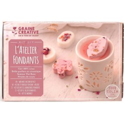 NC Kit Diy L'atelier Fondant À Bougies Fleuries