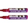 NC 2 Crayons Cire Liquide Pour Bougie Rouge