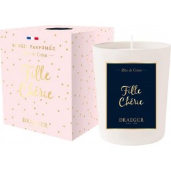 Clair Draeger Bougie Parfumée En Verre Haute Qualité Cire Végétale Fille Chérie Rose Clair