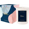 Draeger Bougie Parfumée En Verre Haute Qualité Cire Végétale Bravo Bleu Foncé