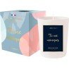 Draeger Bougie Parfumée En Verre Cire Végétale Tu Me Manques Bleu Foncé