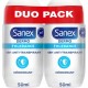 SANEX Déodorant Anti-Transpirant 48H Tolérance Dermo lot de 2 roll-on de 50ml