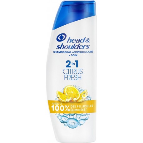 HEAD SHOULDERS Shampooing Citron Fresh 2en1 Anti-Pellicullaire HEAD & SHOULDERS 300ml