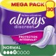 ALWAYS Serviettes Hygiéniques Fuites Urinaires Normal Protection Intégrale Discreet pack de 30 serviettes