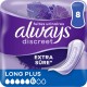 ALWAYS Serviettes Hygiéniques Fuites Urinaires Long Plus Extra sûre Discreet pack de 8 serviettes